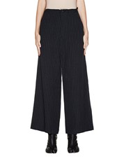 Y's Black Striped Trousers 185950